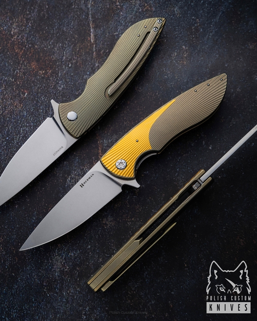 FOLDING KNIFE FOLDER STING #0742 MAGNACUT HERMAN KNIVES