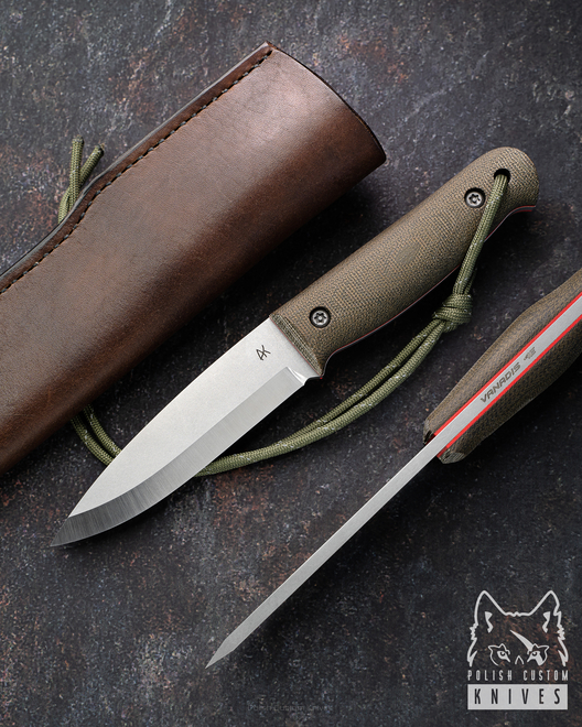 SURVIVAL KNIFE BUSHCRAFT 8 VANADIS 4E AK