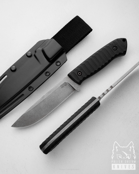 SURVIVAL BUSHCRAFT KNIFE ULTRA OUTDOOR 9 NMV G10 STONEWASH ZAPAS KNIVES