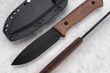 TACTICAL KNIFE OPERATOR BLACK MICARTA LKW