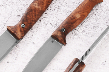 SURVIVAL KNIFE AGOR EDC 19 ELMAX WALNUT AK KNIVES
