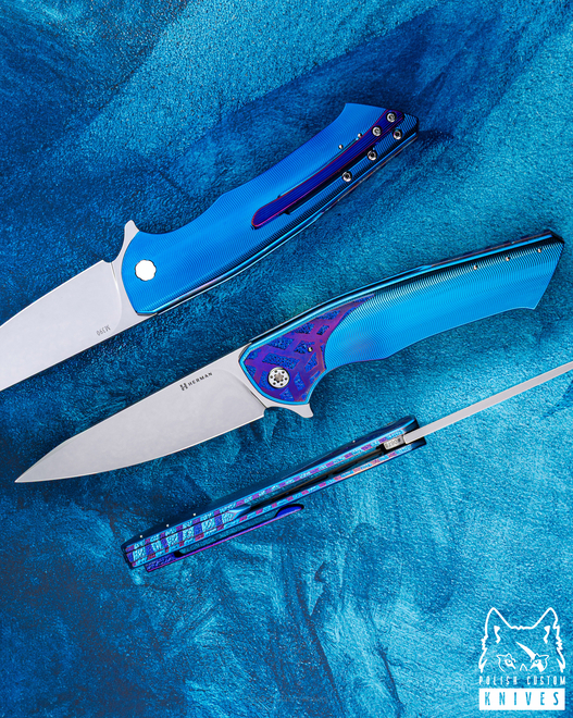 FOLDING KNIFE FOLDER SLIM #0678 M390 HERMAN KNIVES