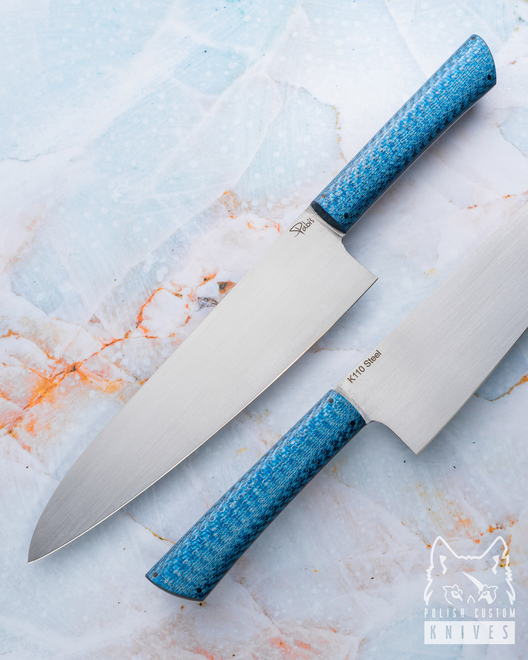 KITCHEN KNIFE CHEF 210 13 BLUE TWILL D2 PABIS