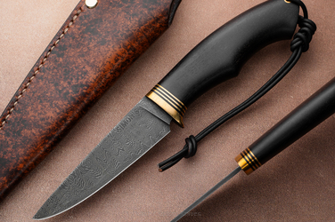 HUNTING EXCLUSIVE KNIFE AUTUMN WIND 14 DAMAST SIMON'S KNIVES