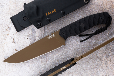 TACTICAL SURVIVAL KNIFE MK2 003 D2 G10 FALKE KNIVES
