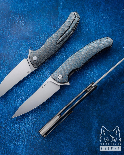 FOLDING KNIFE FOLDER ISHTAR #0663 M390 TESSERACT HERMAN KNIVES