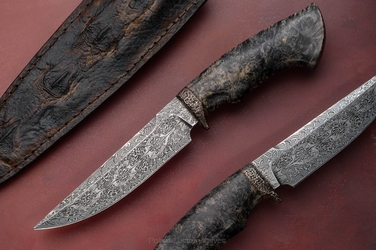 LARGE EXCLUSIVE COLLECTOR’S KNIFE DUSKWOVEN MICHO