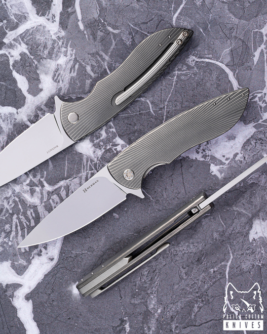 FOLDING KNIFE FOLDER STING #0748 MAGNACUT HERMAN KNIVES