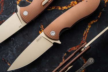 FOLDING KNIFE FOLDER STING 444 M398 PVD HERMAN KNIVES