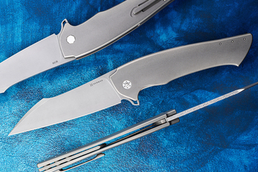 FOLDING KNIFE FOLDER OVIUM #0162 M398 HERMAN KNIVES