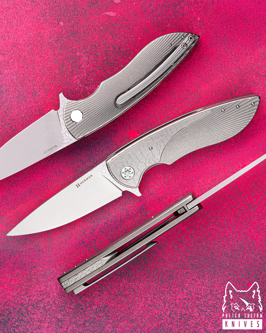 FOLDING KNIFE FOLDER MICRO STING #0336 MAGNACUT HERMAN KNIVES