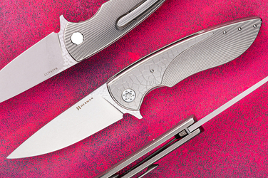 FOLDING KNIFE FOLDER MICRO STING #0336 MAGNACUT HERMAN KNIVES