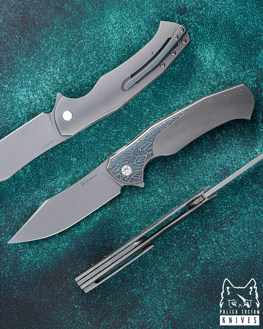 FOLDING KNIFE FOLDER MANTIS #0402 MAGNACUT HERMAN KNIVES