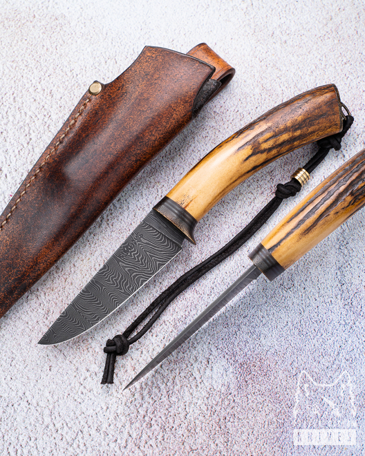 HUNTING KNIFE EDC CONCORDIA 1 DAMASCUS SIMON'S