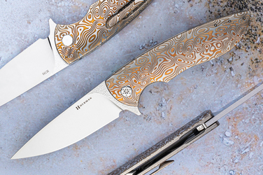 FOLDING KNIFE FOLDER STING #0737 MAGNACUT HERMAN KNIVES