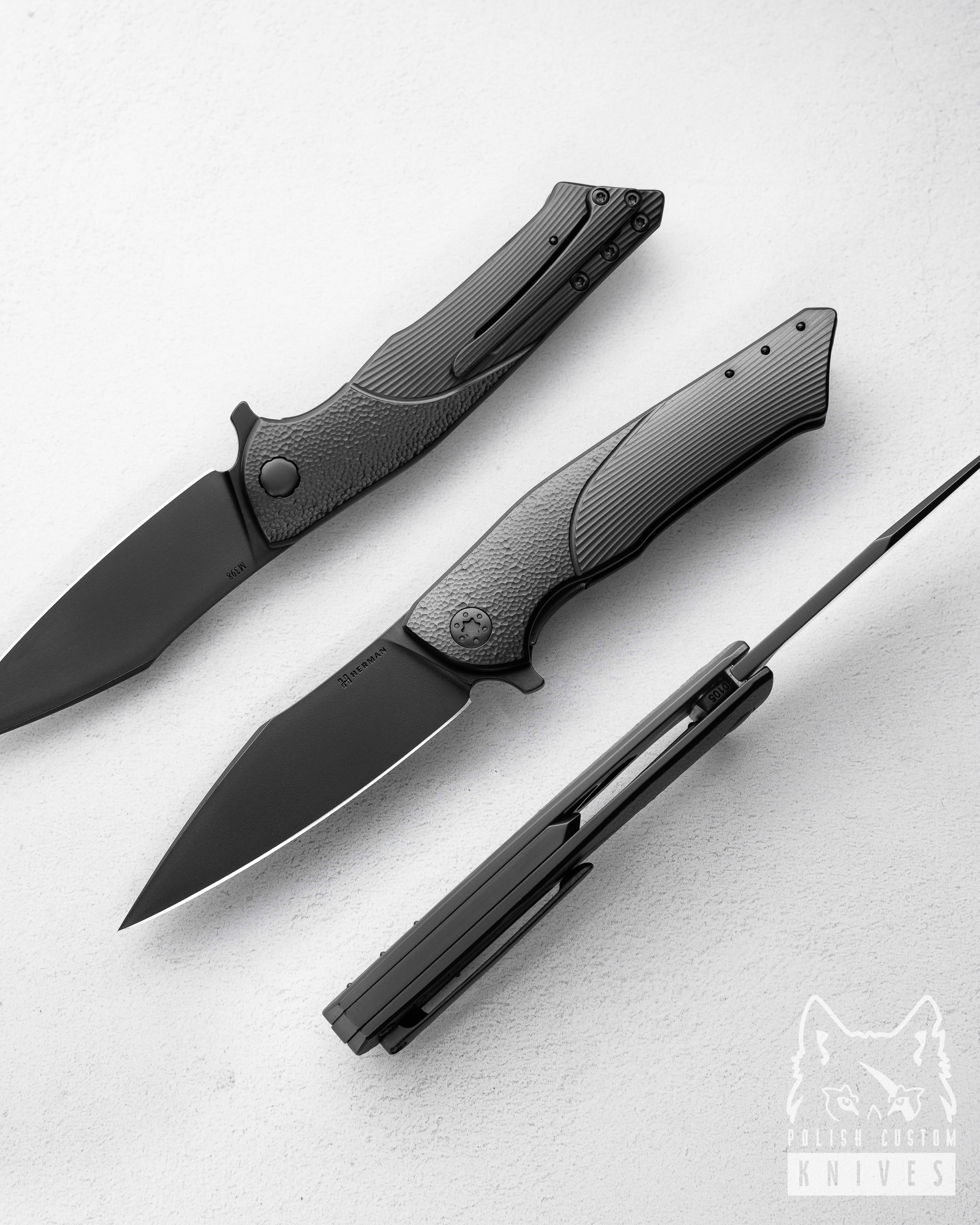 VANQUISH BROTHERS マサムネ　SSペーパー+ブロマイド Buy FOLDING KNIFE FOLDER BEE #0097 M398 DLC HERMAN KNIVES