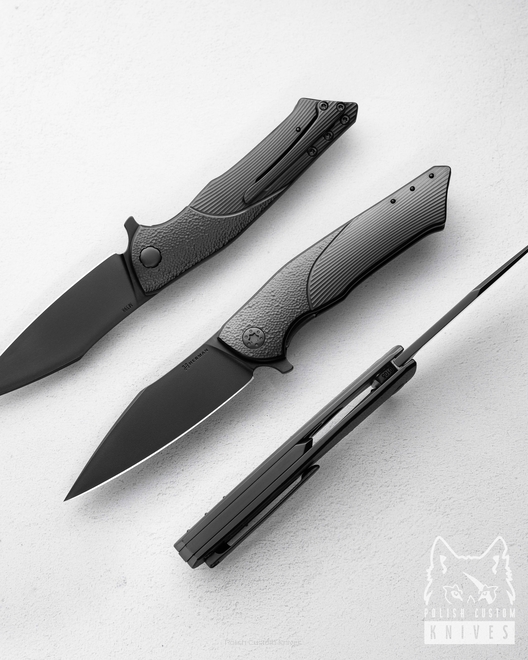 FOLDING KNIFE FOLDER BEE #0097 M398 DLC HERMAN KNIVES