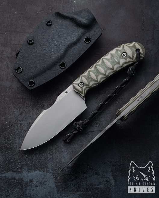 HUNTING EDC KNIFE DODGER 12 M398 G10 AK