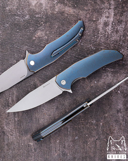 FOLDING KNIFE FOLDER DRAGONFLY #0427 MAGNACUT HERMAN KNIVES