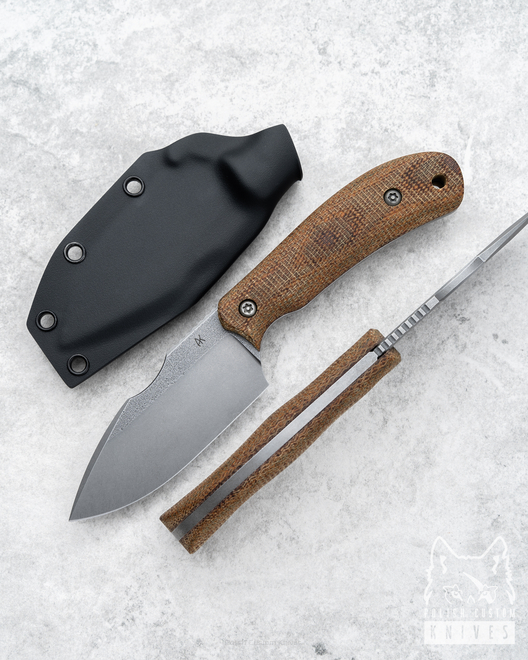 Buy EDC KNIFE DODGER 95 O2 BROWN MICARTA AK