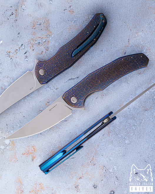 FOLDING KNIFE FOLDER ISHTAR #0713 M398 HERMAN KNIVES