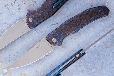 FOLDING KNIFE FOLDER ISHTAR #0713 M398 HERMAN KNIVES