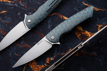 FOLDING KNIFE FOLDER SLIM #0596 MAGNACUT TESSERACT HERMAN KNIVES