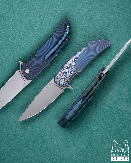 FOLDING KNIFE FOLDER DRAGONFLY 322 M398 HERMAN KNIVES