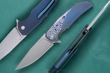 FOLDING KNIFE FOLDER DRAGONFLY 322 M398 HERMAN KNIVES