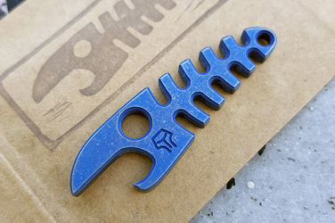 Tactical Fish Titanium blue anodized 122