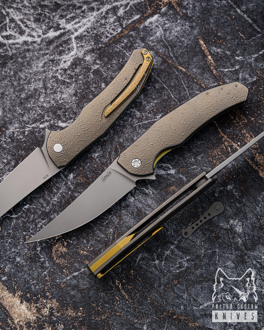 FOLDING KNIFE FOLDER ISHTAR 155 M390 HERMAN