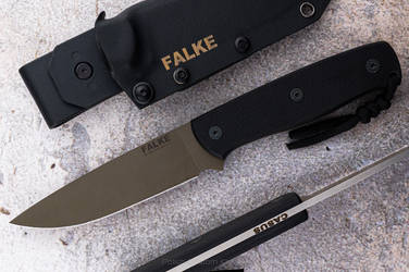 TACTICAL SURVIVAL KNIFE CASUS 027 D2 G10 FALKE KNIVES