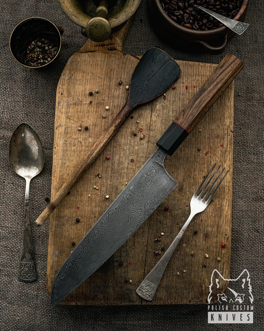 KNIFE GYUTO DAMASCUS 210 mm SJ
