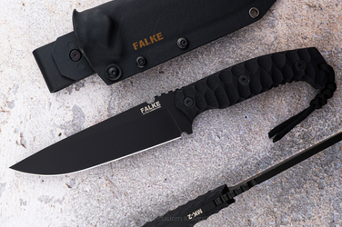 TACTICAL SURVIVAL KNIFE MK2 002 D2 G10 FALKE KNIVES