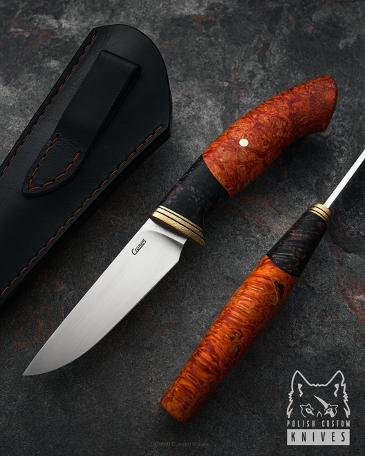 HUNTING KNIFE VIPERA II ORANGE CRONOS 