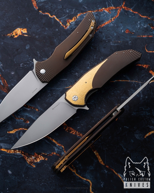 FOLDING KNIFE FOLDER DRAGONFLY #0442 MAGNACUT HERMAN KNIVES