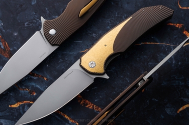 FOLDING KNIFE FOLDER DRAGONFLY #0442 MAGNACUT HERMAN KNIVES