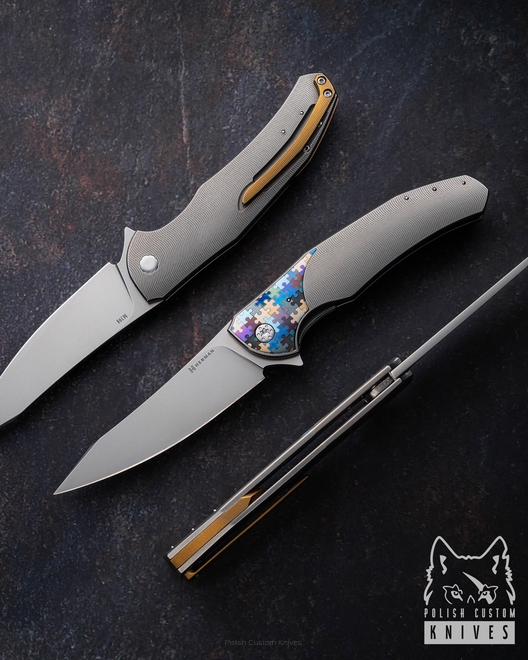 FOLDING KNIFE FOLDER ISHTAR #0630 M398 HERMAN KNIVES