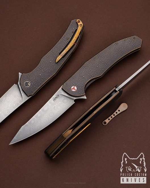 FOLDING KNIFE ISHTAR 16 STAINLESS DAMASCUS ZLADINOX ZDI-1016