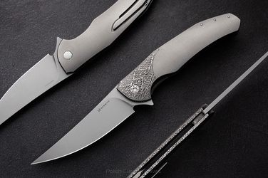 FOLDING KNIFE FOLDER ISHTAR #0723 MAGNACUT HERMAN KNIVES