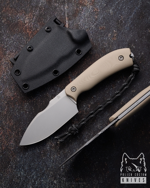 HUNTING EDC KNIFE DODGER 13 VANADIS 4E G10 AK