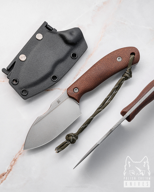 HUNTING EDC KNIFE DODGER 15 K720 MICARTA AK