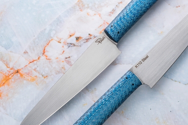 KITCHEN KNIFE HANDY PETTY 160 3 D2 BLUE TWILL PABIS