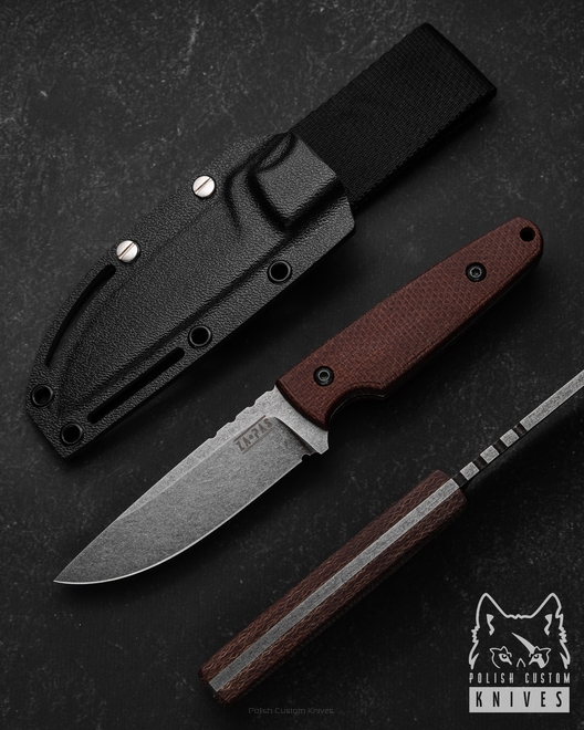 SURVIVAL BUSHCRAFT KNIFE HANDIE 2 NMV O2 JUTA ACID STONEWASH ZA-PAS