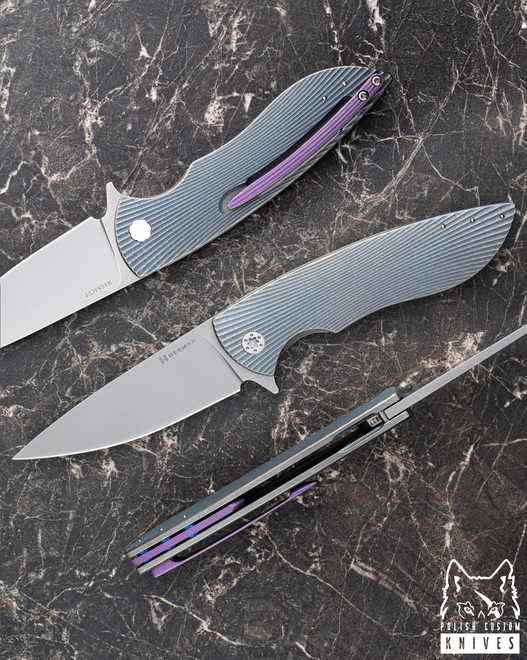 FOLDING KNIFE FOLDER STING #0827 MAGNACUT HERMAN KNIVES