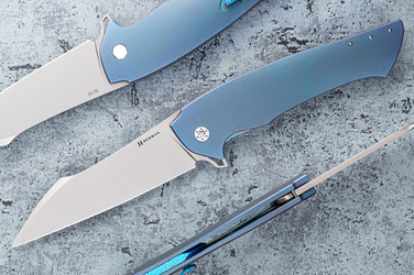 FOLDING KNIFE FOLDER OVIUM GENERATION 2 #0097 M390 HERMAN KNIVES