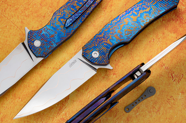 FOLDING KNIFE DRAGONFLY 4 TIMASCUS SAN-MAI HERMAN