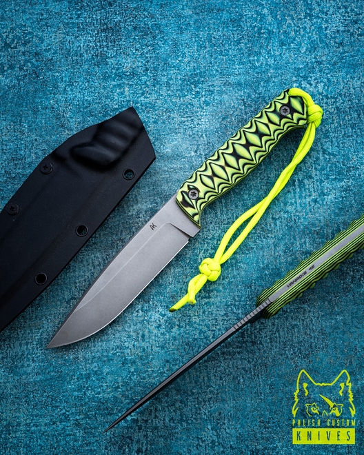KNIFFE AGOR EDC TOXIC YELLOW AK