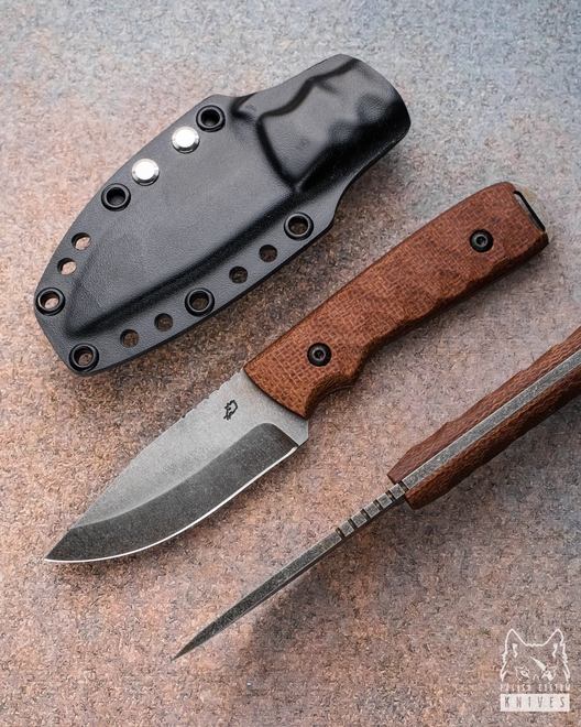EDC SURVIVAL TACTICAL KNIFE BRUXO MICARTA 1 K720 RATO KNIVES
