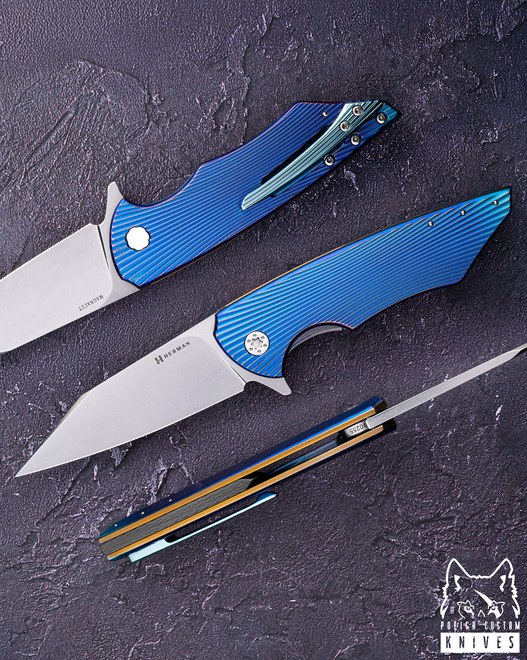 FOLDING KNIFE FOLDER VESPERTILIO #0255 MAGNACUT HERMAN KNIVES